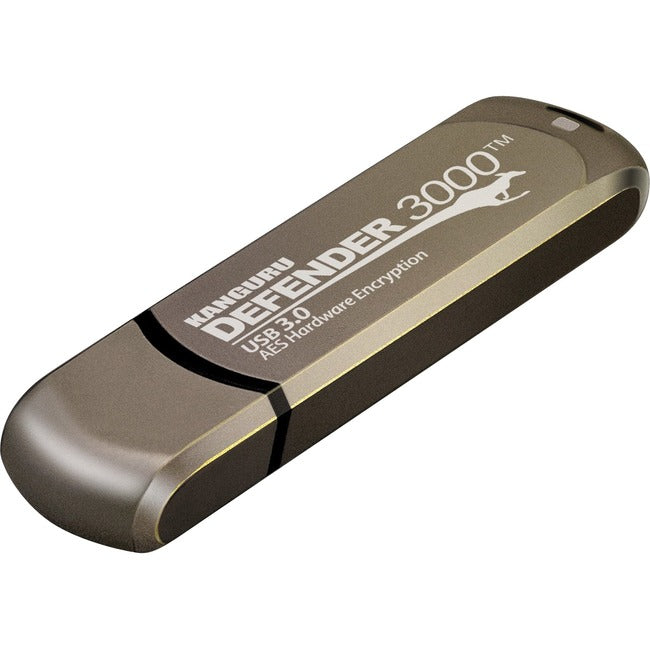 Kanguru Defender3000 FIPS 140-2 Certified Level 3, SuperSpeed USB 3.0 Secure Flash Drive, 256G KDF3000-256G
