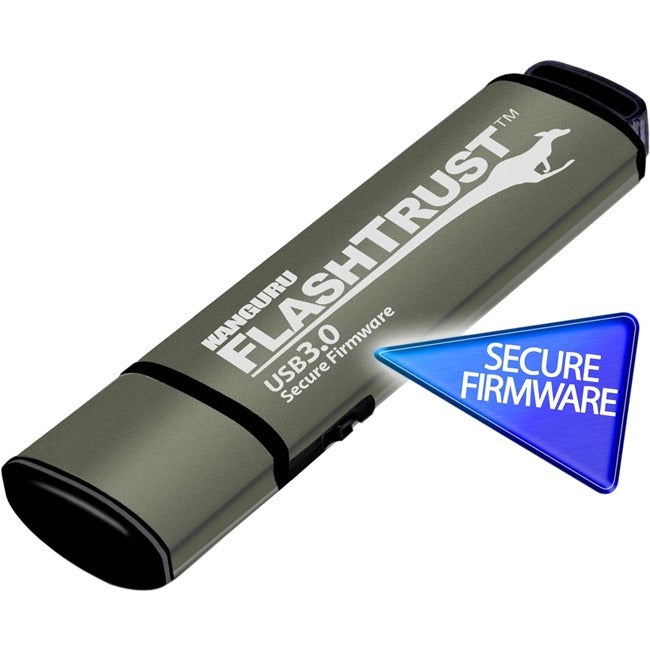 Kanguru FlashTrust Secure Firmware USB 3.0 Flash Drive WP-KFT3-256G