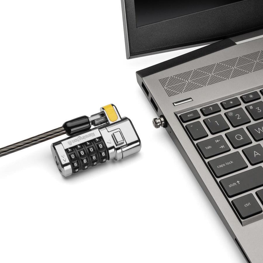 Kensington Clicksafe® 3-In-1 Combination Laptop Lock – Master Coded