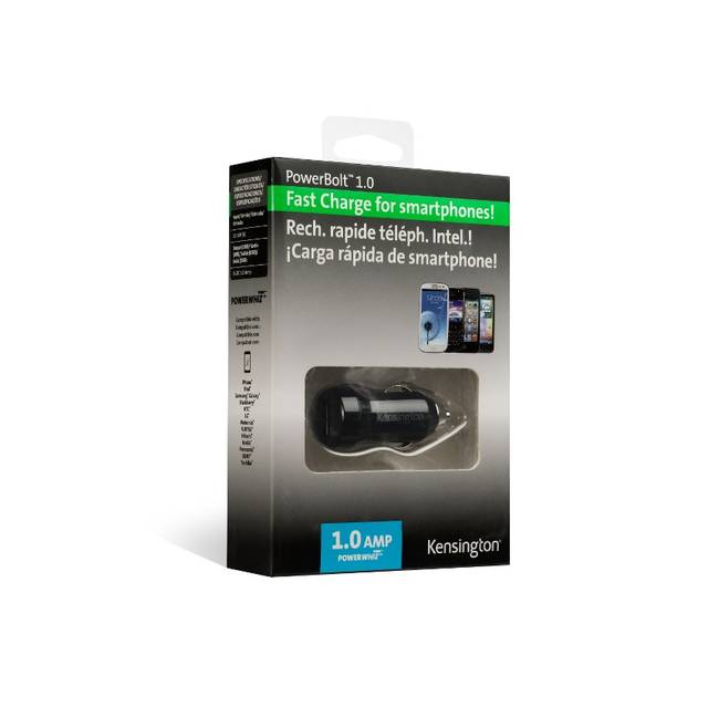 Kensington K39665Am Powerbolt 1.0 Fast Charger For Smartphones