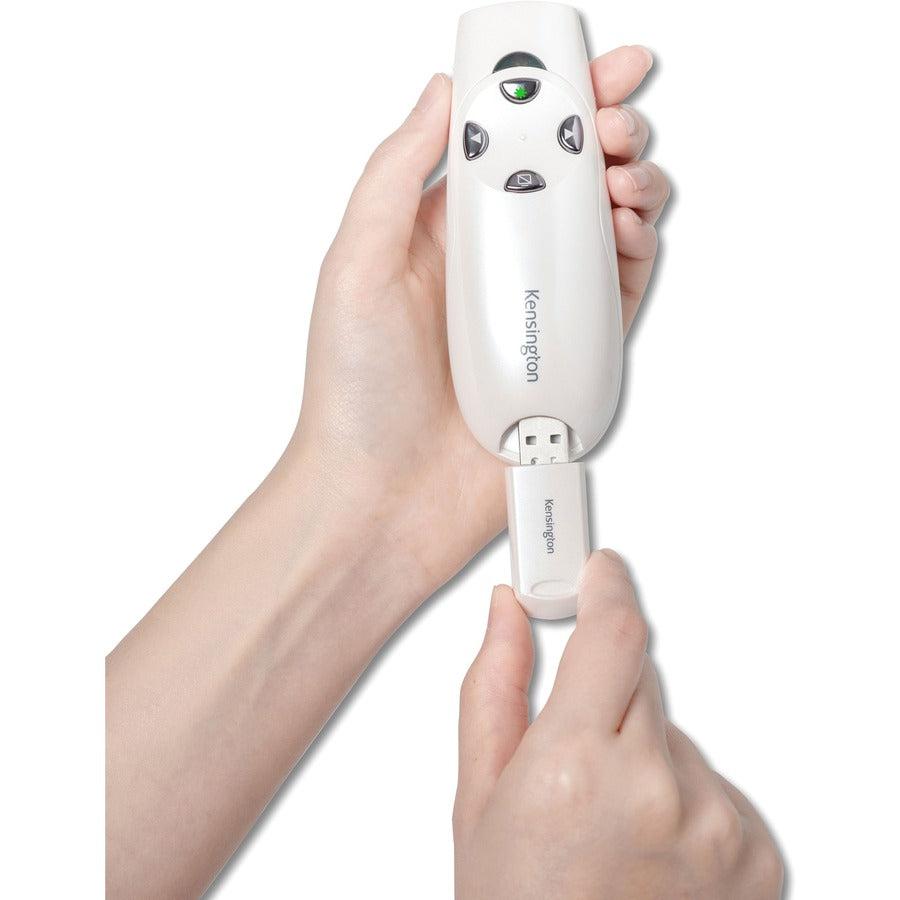 Kensington Presenter Expert Wireless Presenter Rf Pearl, White