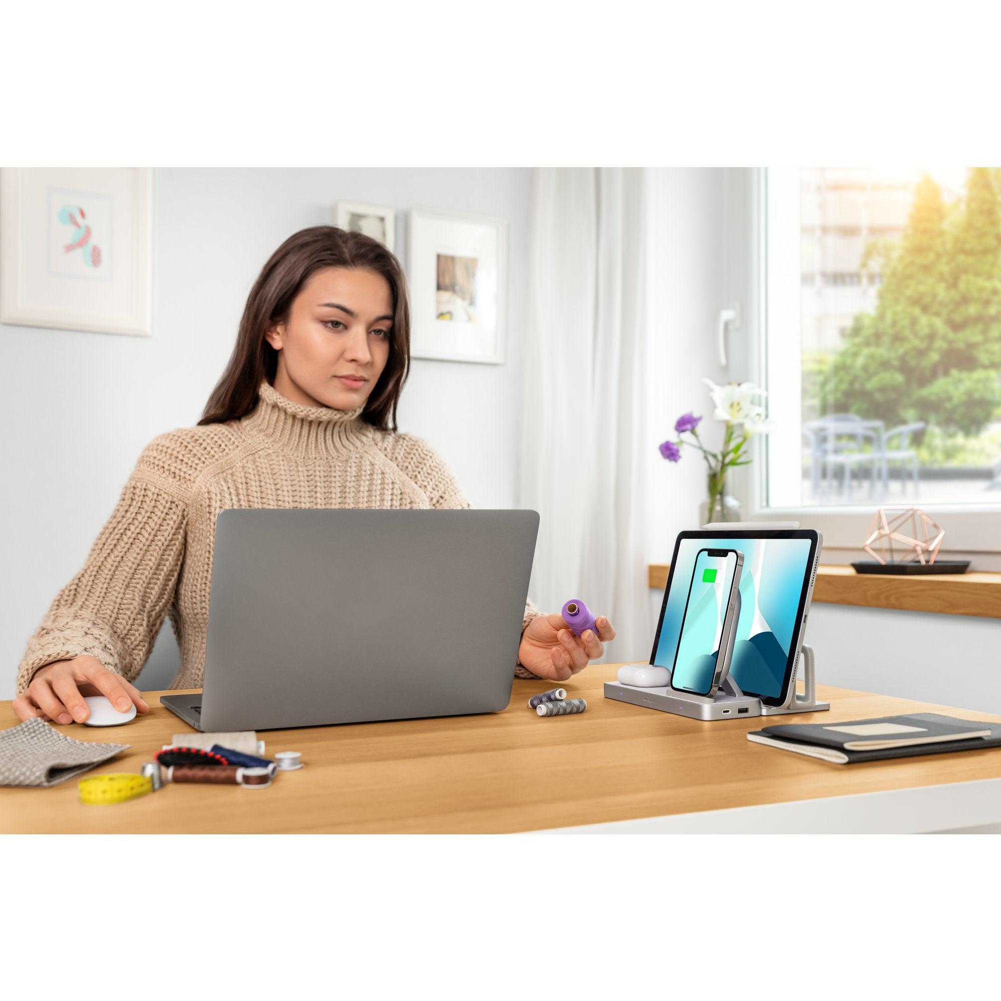 Kensington Studiocaddy™ With Qi Wireless Charging For Apple Devices