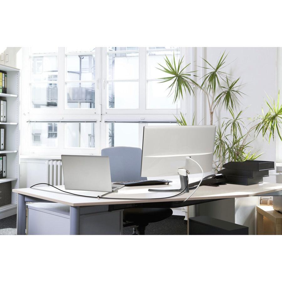 Kensington Universal 3-In-1 Keyed Cable Lock With Twin Lockheads