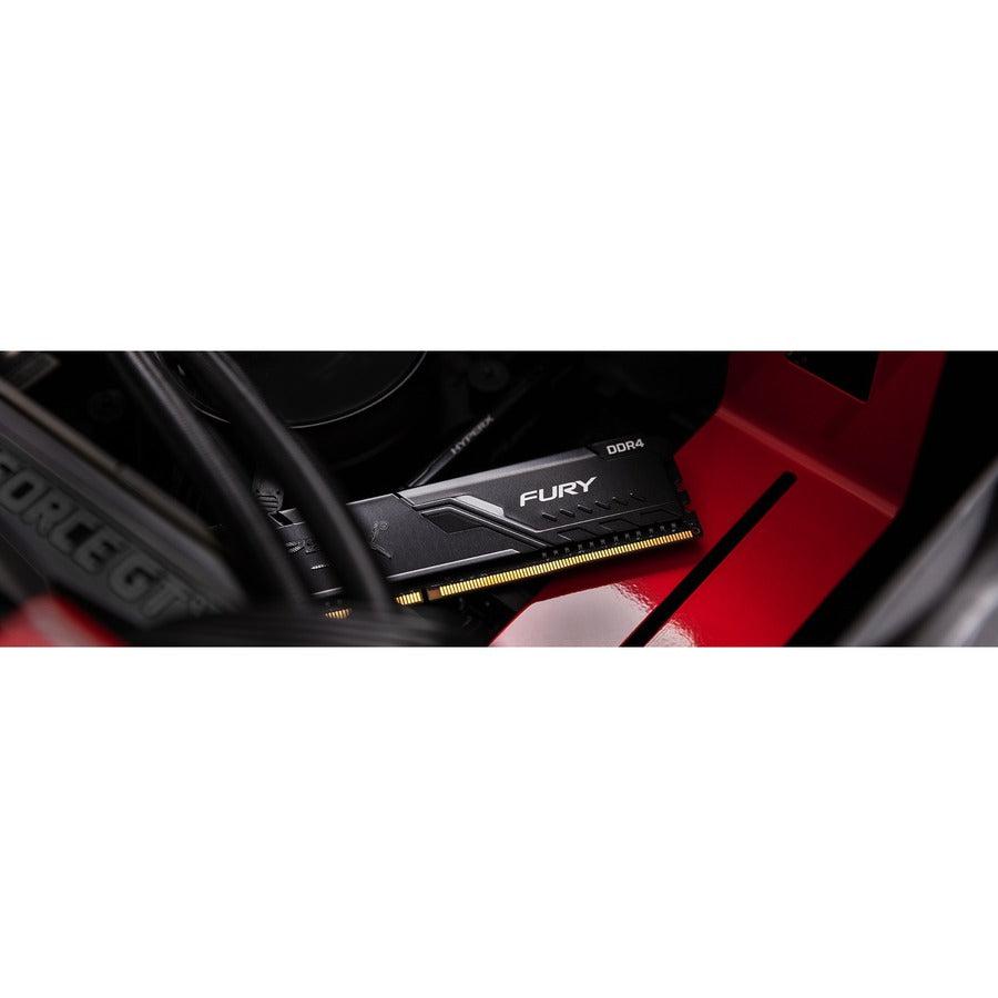 Kingston Hyperx Fury Black Hx426C16Fb3/8 Ddr4-2666 8Gb/1Gx64 Cl16 Memory