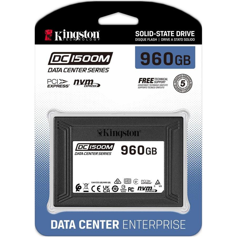 Kingston Technology Dc1500M U.2 Enterprise Ssd 960 Gb Pci Express 3.0 3D Tlc Nvme