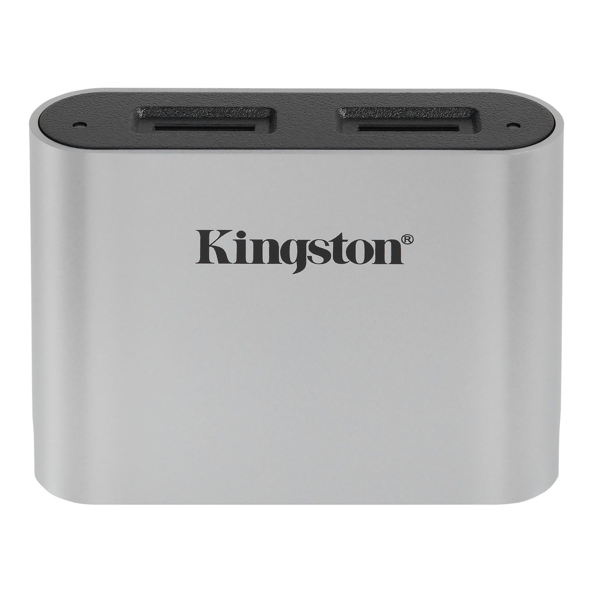 Kingston Technology Workflow Microsd Reader Card Reader Usb 3.2 Gen 1 (3.1 Gen 1) Type-C Black, Silver