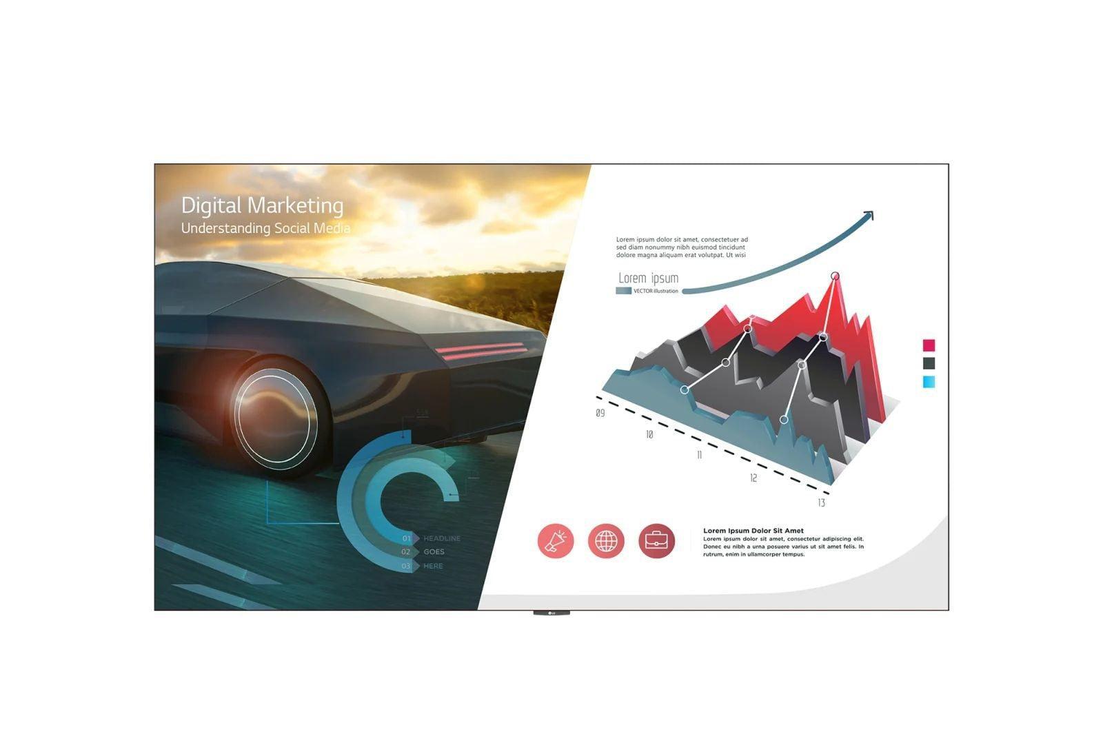 Lg Laec015-Gn Signage Display Digital Signage Flat Panel 3.45 M (136") Led Wi-Fi 500 Cd/M² Full Hd Black