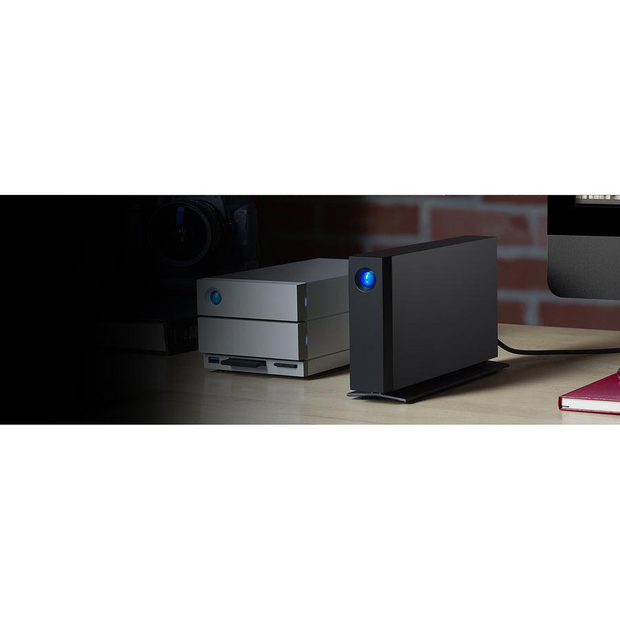 Lacie D2 Professional 8Tb Usb 3.1, Type-C Desktop Drive Stha8000800 Black