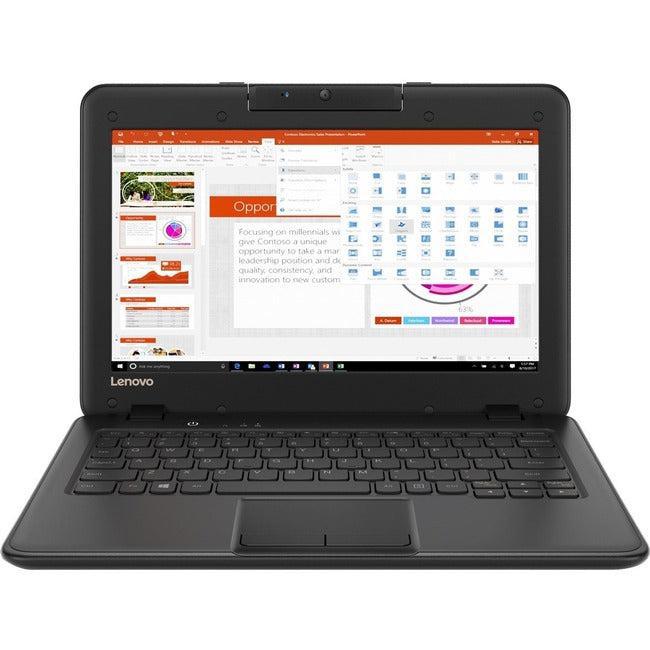 Lenovo 100e 81CY0039US 11.6 Netbook - Intel Celeron N3350 - 4 GB - 64 GB Flash Memory - Black"