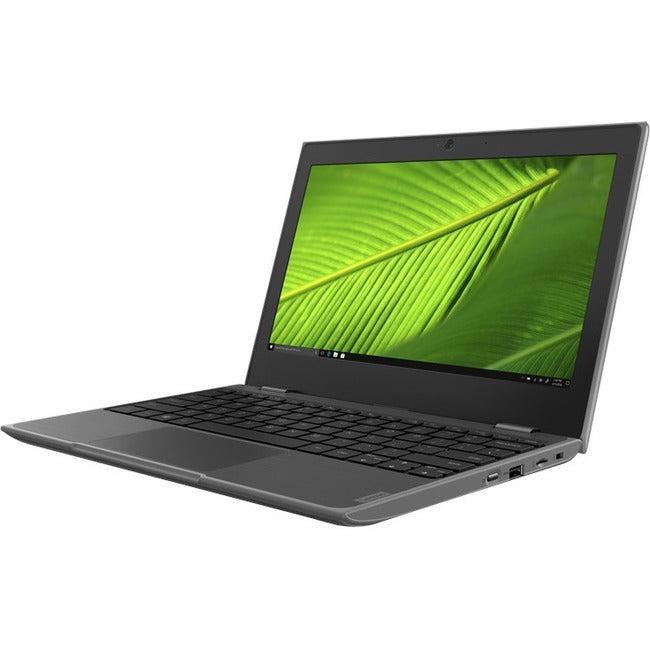 Lenovo 100e Windows 2nd Gen 81M8007TUS 11.6 Netbook - HD - Intel Celeron N4120 - 4 GB - 128 GB SSD - English Keyboard - Black"