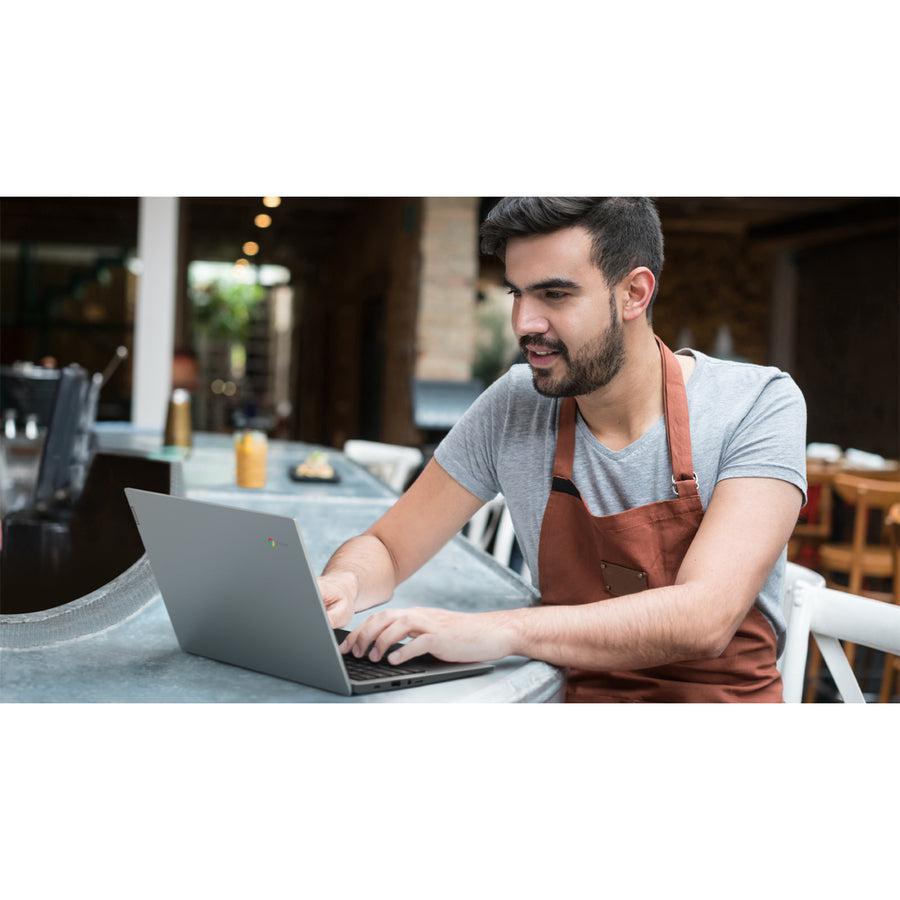 Lenovo 14E Chromebook 35.6 Cm (14") Full Hd Amd A4 4 Gb Ddr4-Sdram 32 Gb Emmc Wi-Fi 5 (802.11Ac) Chrome Os Grey