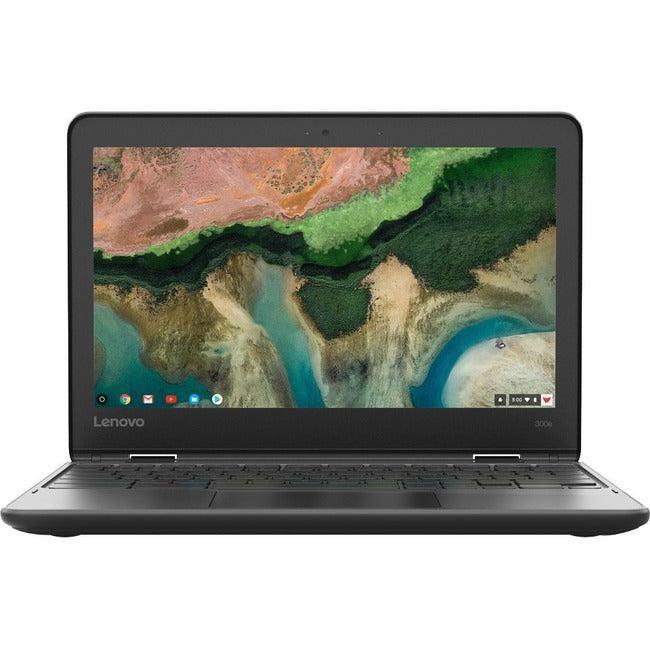Lenovo 300e Chromebook 2nd Gen 81MB007HUS 11.6 Touchscreen Chromebook - HD - Intel Celeron N4020 - 4 GB - 32 GB Flash Memory - English Keyboard - Black"