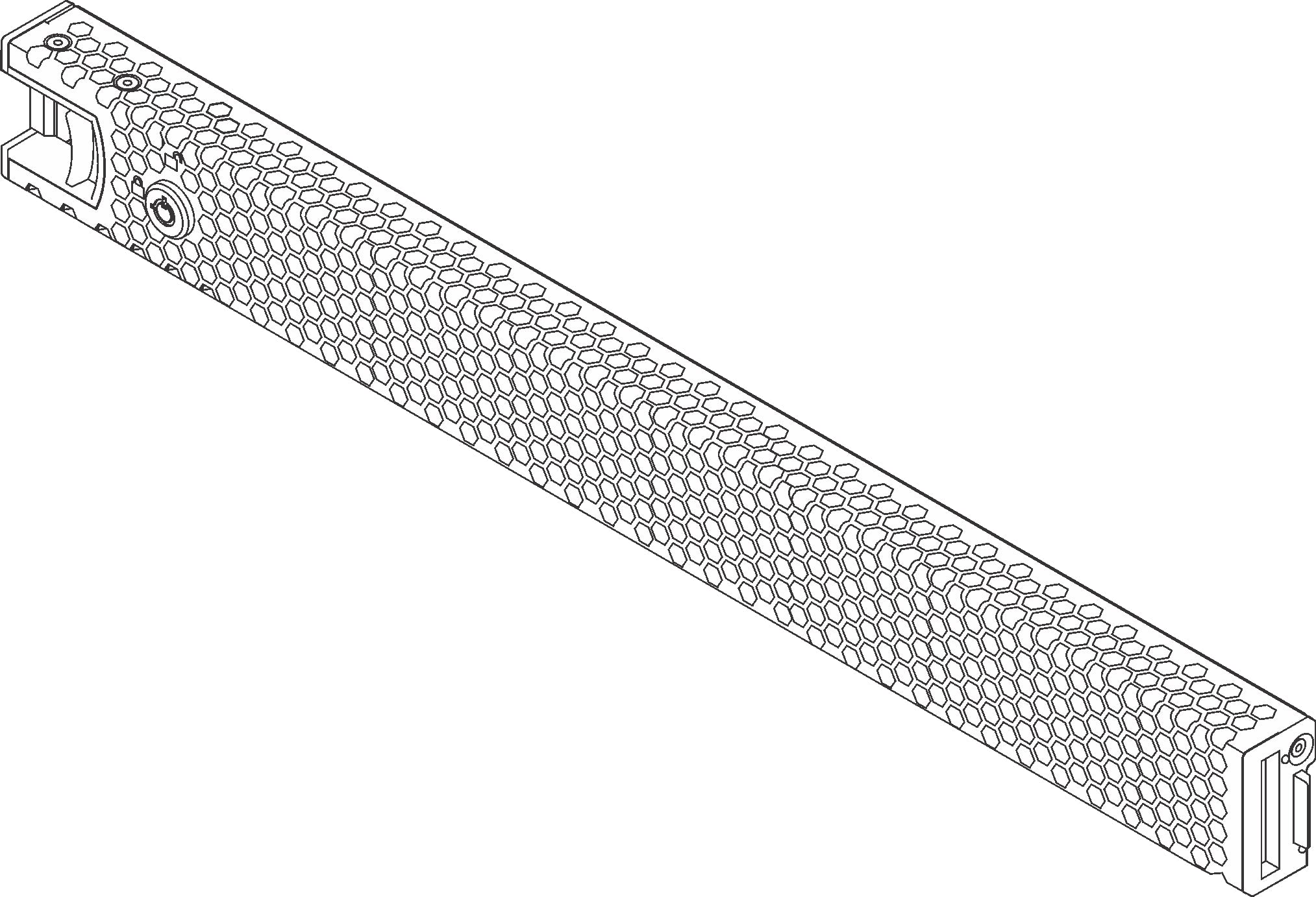 Lenovo 7Z17A02581 Computer Case Part Rack Bezel