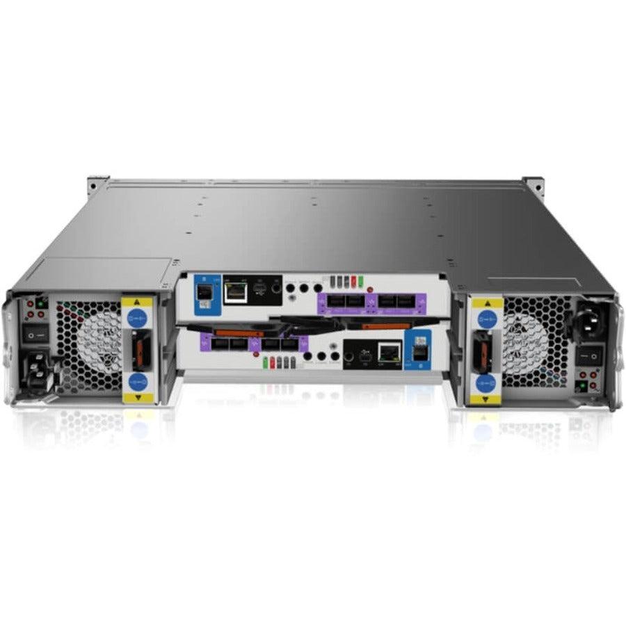 Lenovo Ds4200 Sff Sas Dual Contr Disk Array Rack (2U) Black, Stainless Steel
