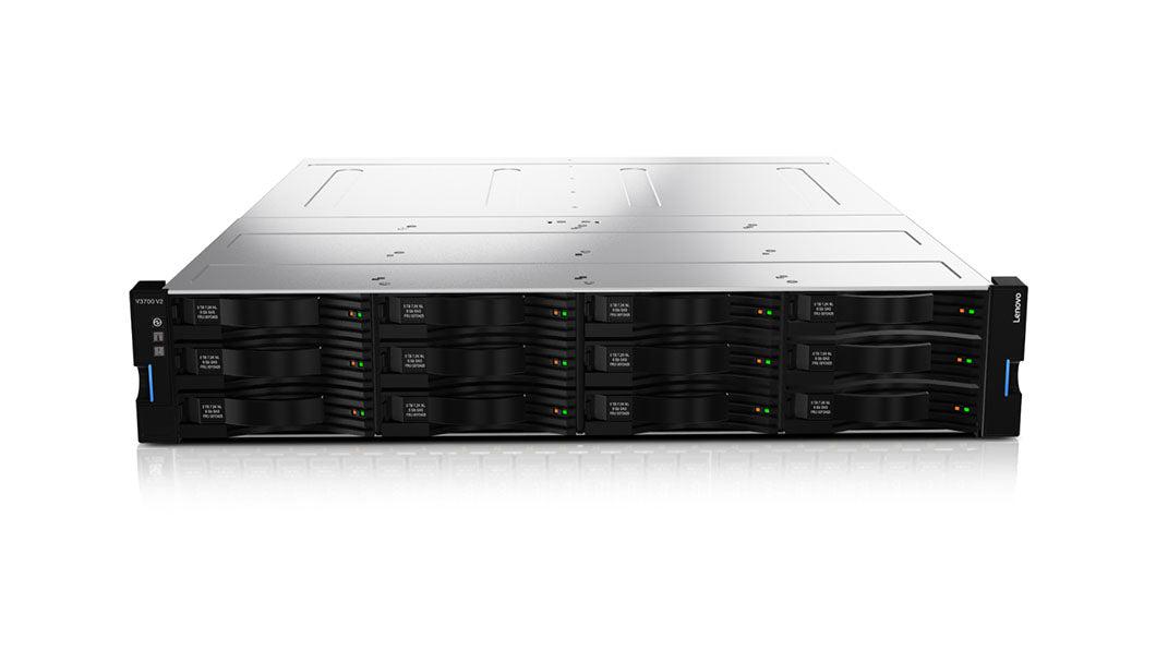 Lenovo Storage V3700 V2 Xp Disk Array Rack (2U) Black, Silver
