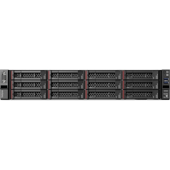 Lenovo ThinkSystem SR655 7Z01A03DNA 2U Rack Server - 1 x AMD EPYC 7302P 3 GHz - 8 GB RAM - Serial ATA/600, Serial Attached SCSI (SAS) Controller