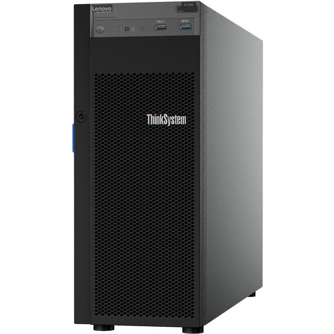 Lenovo Thinksystem St250 7Y46A00Ena 4U Tower Server - 1 X Intel Xeon E-2126G 3.30 Ghz - 8 Gb Ram - Serial Ata/600 Controller