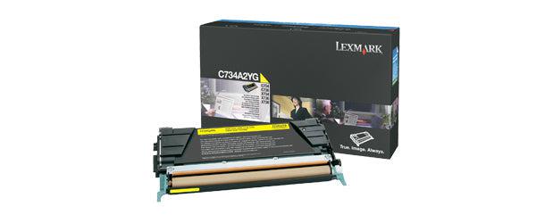 Lexmark C734A2Yg Toner Cartridge Original Yellow