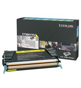 Lexmark C736H1Yg Toner Cartridge 1 Pc(S) Original Yellow