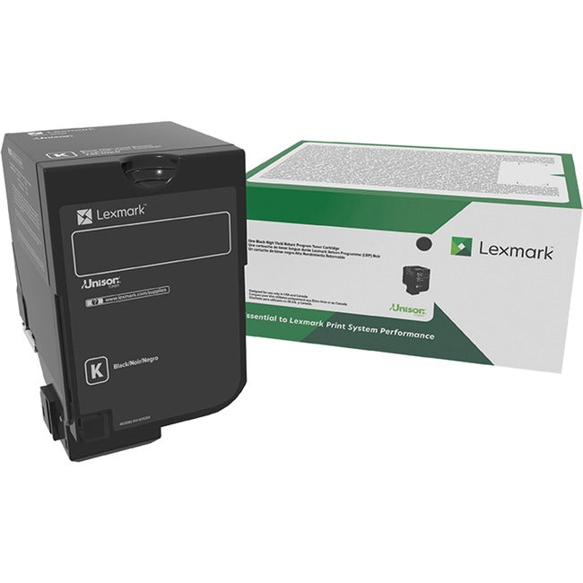Lexmark Original High Yield Laser Toner Cartridge - Black - 1 Each 84C0HKG