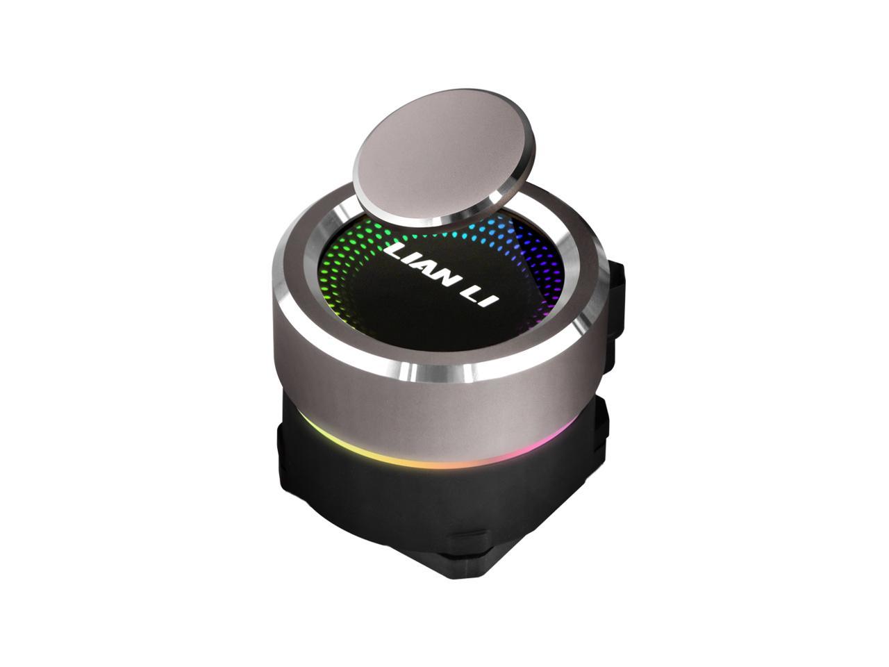 Lian Li Galahad Aio240 Rgb Black - Dual 120Mm Addressable Rgb Fans Aio Cpu Liquid Cooler - Ga240B