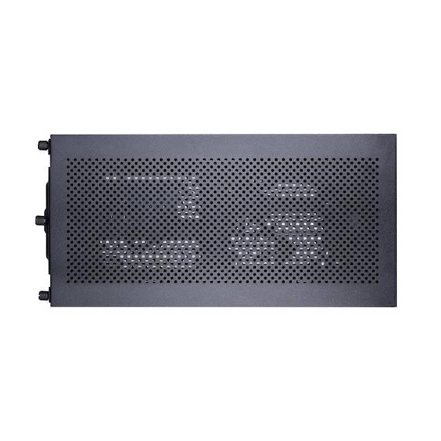 Lian Li Q58 Black Color Spcc/ Aluminum/ Tempered Glass Mini Tower Computer Case, Pcie 3.0 Riser Card Cable Included - Q58X3