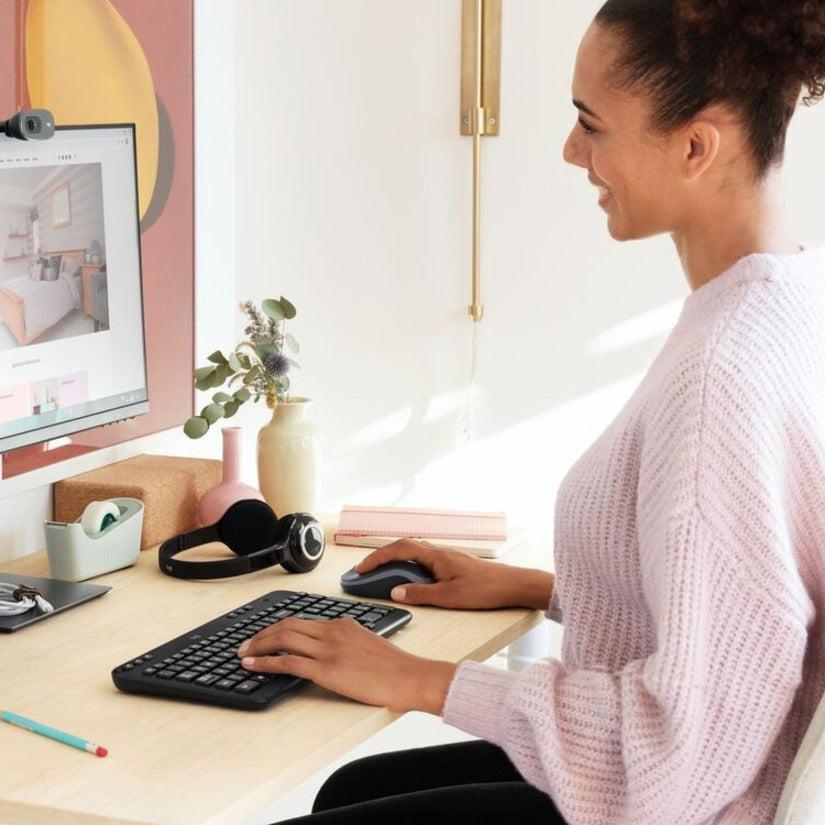 Logitech Combo Mk360 Keyboard Rf Wireless Black