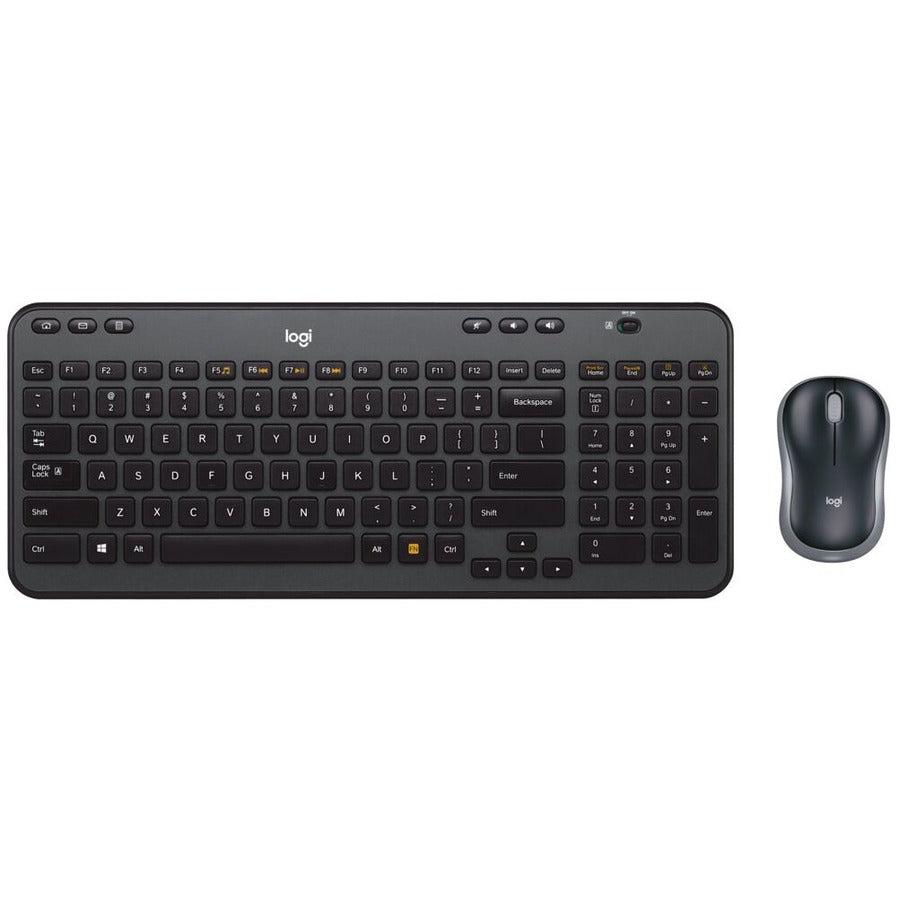 Logitech Combo Mk360 Keyboard Rf Wireless Black