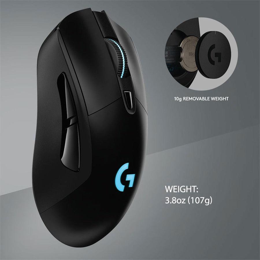 Logitech G G703 Lightspeed Wireless Gaming With Hero 25K Sensor Mouse Right-Hand Rf Wireless 25600 Dpi