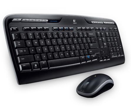 Logitech MK320 Wireless Desktop Combo with Media Shortcuts 920-002836