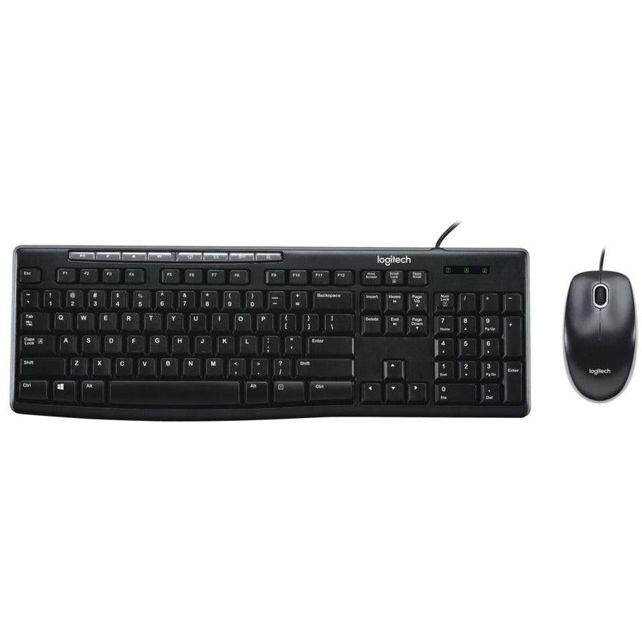 Logitech Media Combo MK200 Keyboard & Mouse - Retail 920-002714