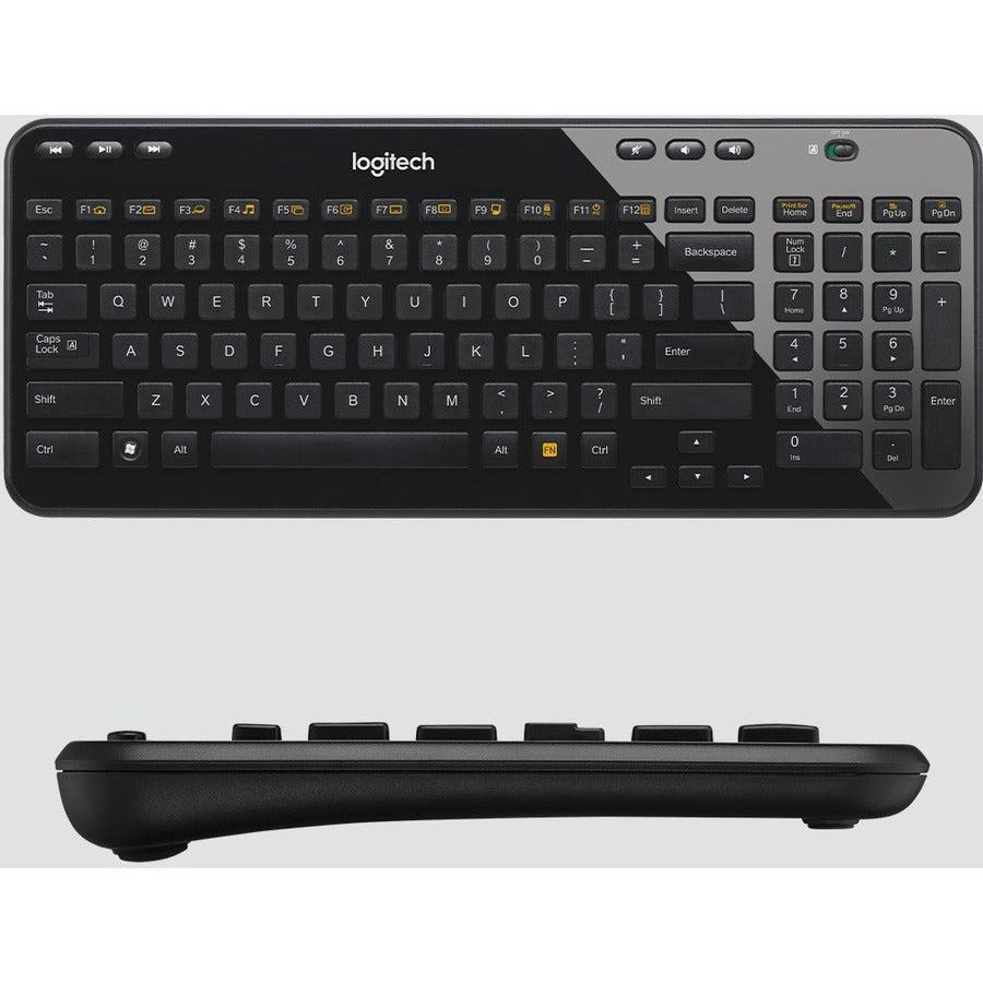 Logitech Wireless K360 Keyboard Rf Wireless English Black