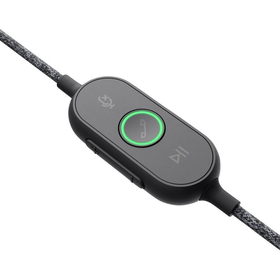 Logitech Zone Wired Uc Headset Head-Band Office/Call Center Usb Type-C Graphite