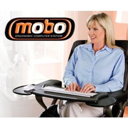 MOBO CHAIR MOUNT ERGO KEYBOARD AND MOUSE TRAY SYSTEM MECS-BLK-001