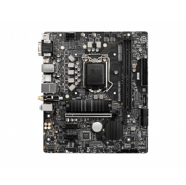 Msi B560M Pro Wifi Socket Lga1200/ Intel B560/ Ddr4/ Sata3&Usb3.2/ M.2/ Wifi&Bluetooth/ Matx Motherboard