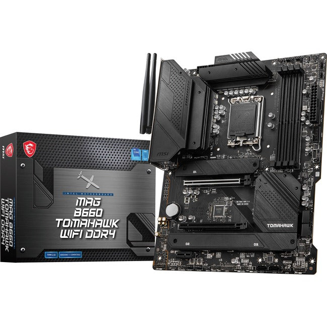 Msi Mag B660 Tomahawk Wifi Ddr4 Desktop Motherboard - Intel B660 Chipset - Socket Lga-1700 - Intel Optane Memory Ready - Atx