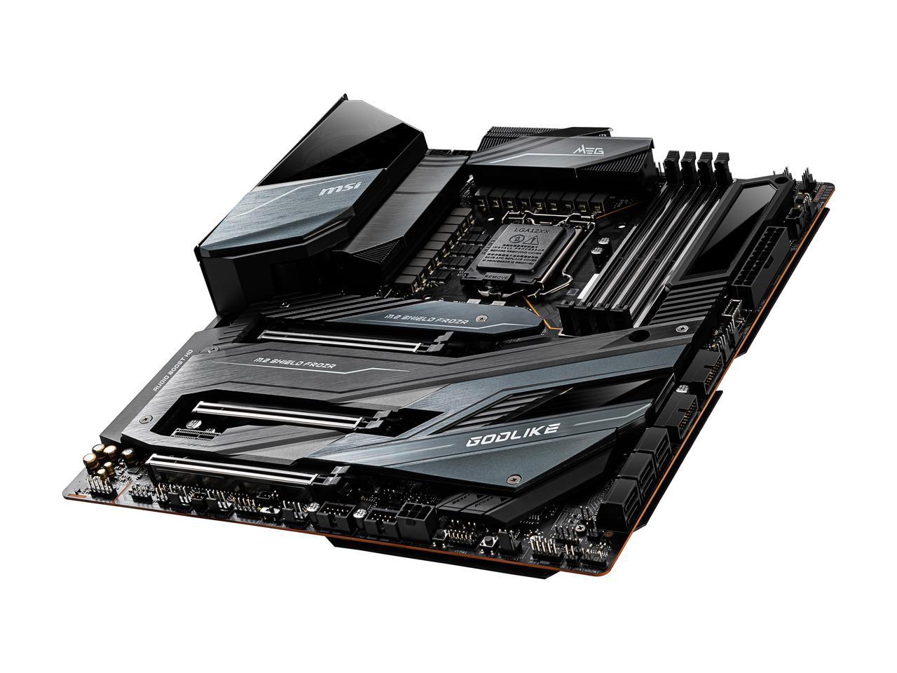 Msi Meg Z490 Godlike Lga 1200 Intel Z490 Sata 6Gb/S Extended Atx Intel Motherboard