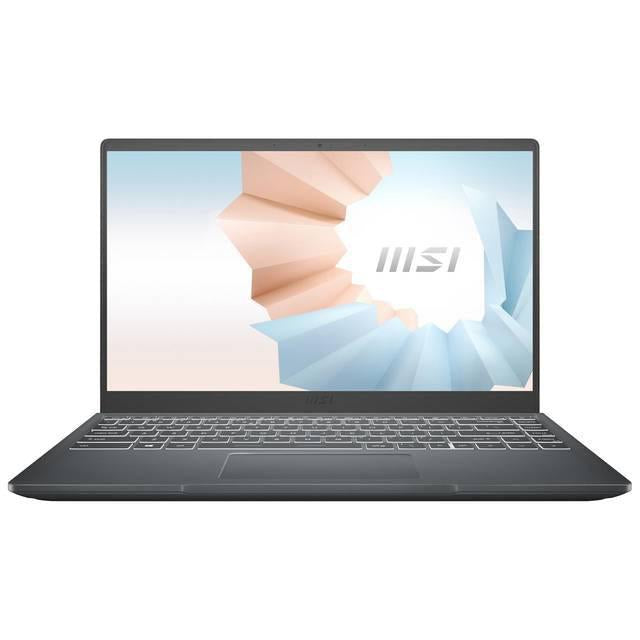 Msi Modern 14 B5M-053 14 Inch Amd Ryzen 5 5500U 2.1-4.0Ghz/ 8Gb Ddr4/ 256Gb Nvme Ssd/ Usb3.2/ Windows 10 Laptop (Carbon Gray)