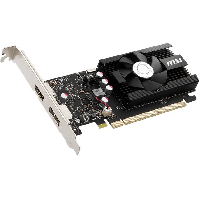 Msi Nvidia Geforce Gt 1030 2Gd4 Lp Oc 2Gb Ddr4 Hdmi/Displayport Low Profile Pci-Express Video Card