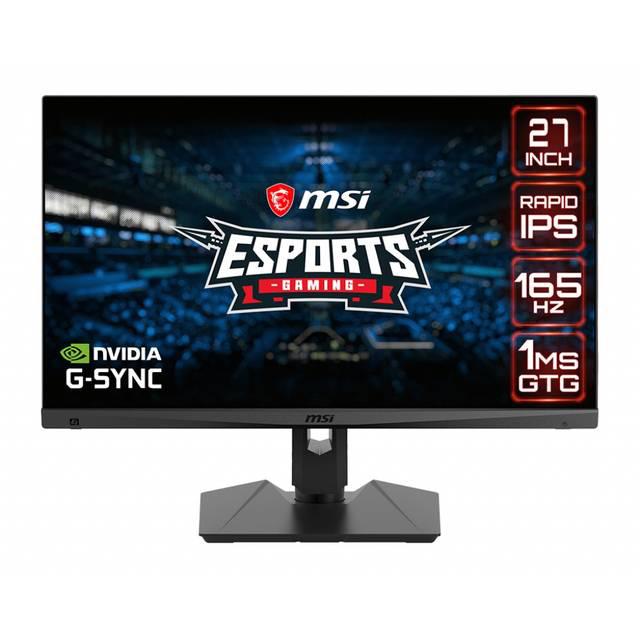 Msi Optix Mag274Qrf-Qd 27 Inch Wqhd Rapid Ips 1000:1 1Ms Hdmi/Displayport Anti-Glare Monitor