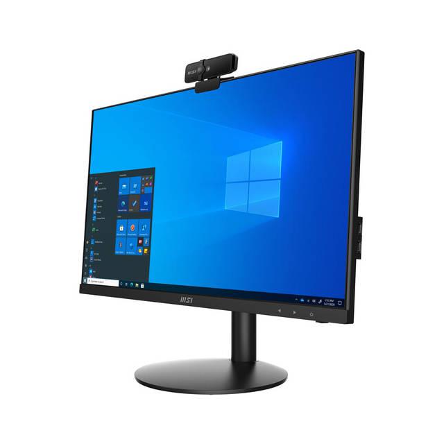 Msi Pro Ap241 11M-001Us 23.8 Inch Intel Core I5-11400 Processor 8Gb Ddr4 250Gb M.2 Nvme Sdd Windows 10 Pro Non-Touch Screen All-In-One Pc (Black)