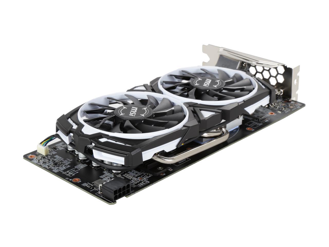 Msi Radeon Rx 580 8Gb Gddr5 Pci Express X16 Crossfirex Support Video Card Rx 580 Armor 8G Oc