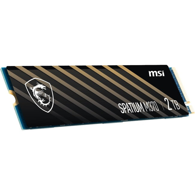 MSI SPATIUM M370 2 TB Solid State Drive - M.2 2280 Internal - PCI Express NVMe (PCI Express NVMe 3.0 x4) SM370N2TB