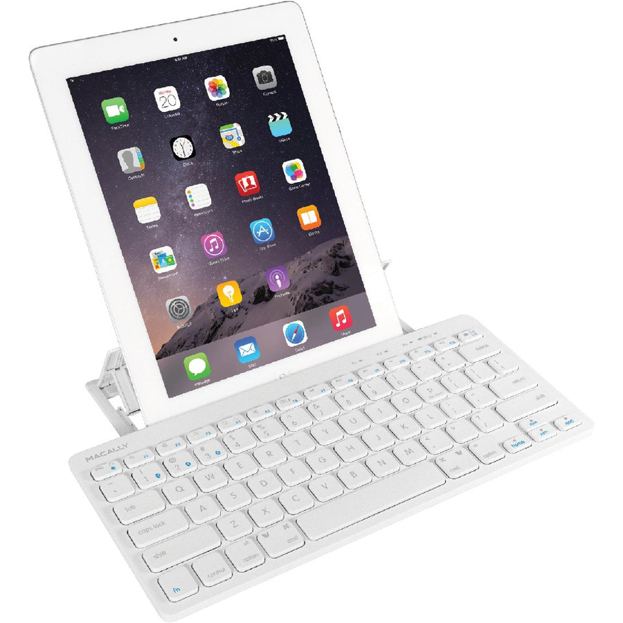 Macally Quick Switch Bluetooth Keyboard for Three Devices BTMINIKEY