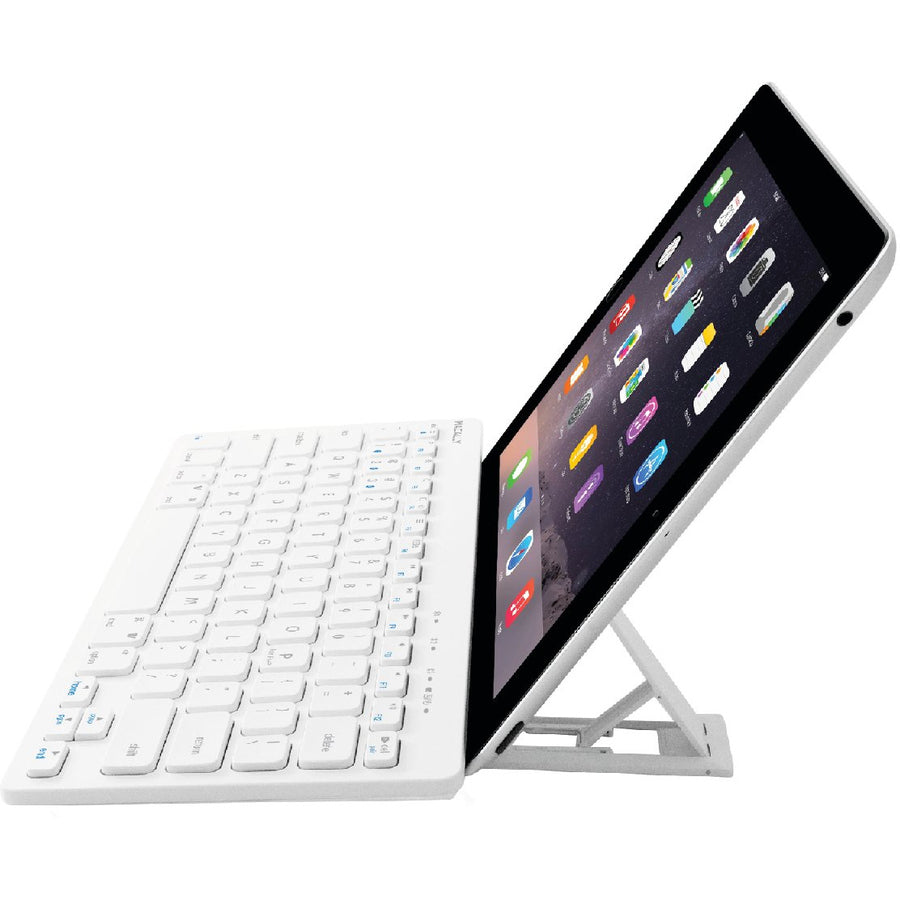 Macally Quick Switch Bluetooth Keyboard for Three Devices BTMINIKEY