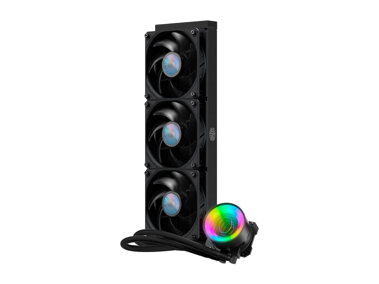 Masterliquid Ml360 Mirror Argb Close-Loop Aio Cpu Liquid Cooler, Mirror Argb Pump, 360 Radiator,