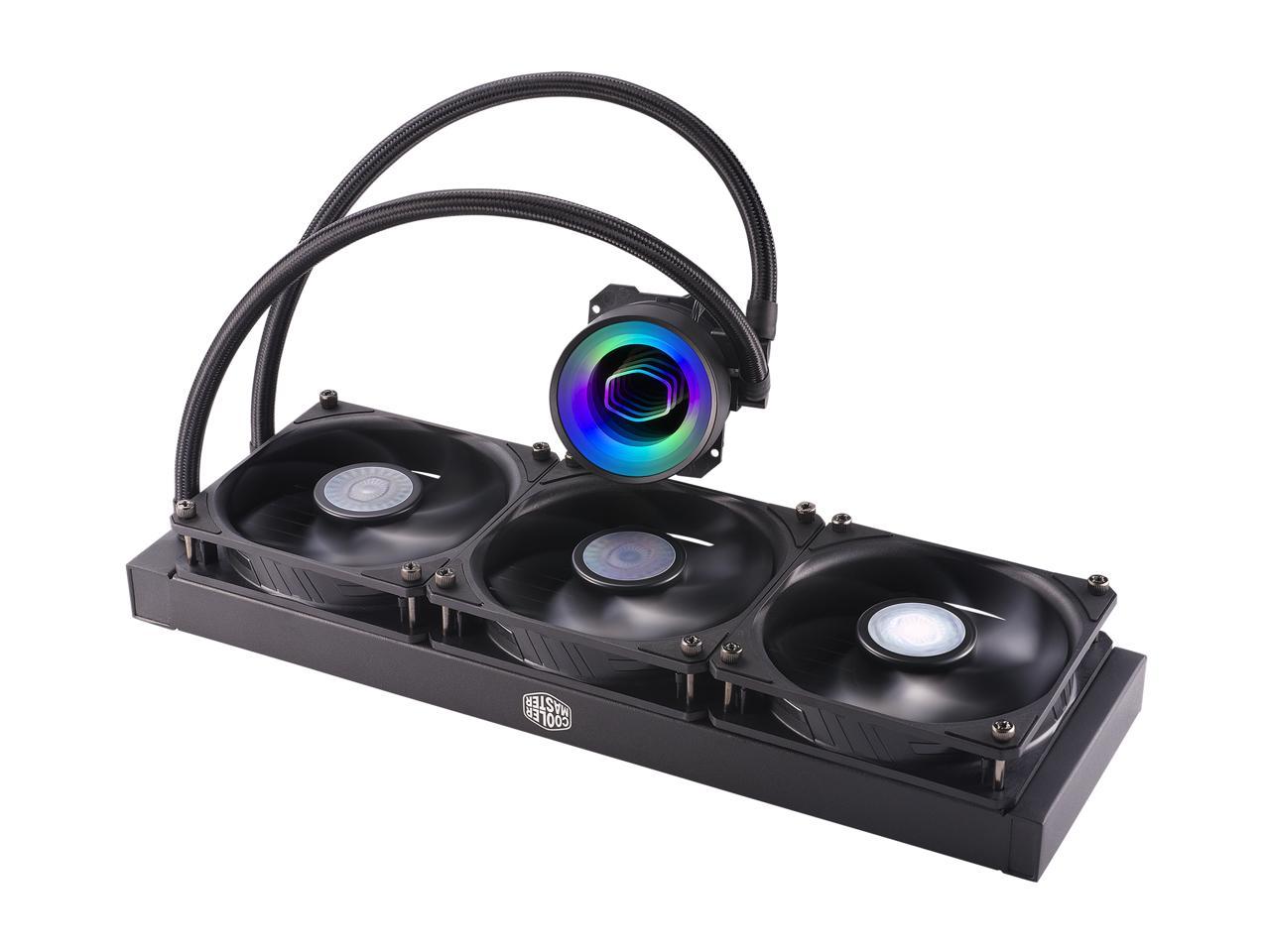 Masterliquid Ml360 Mirror Argb Close-Loop Aio Cpu Liquid Cooler, Mirror Argb Pump, 360 Radiator,