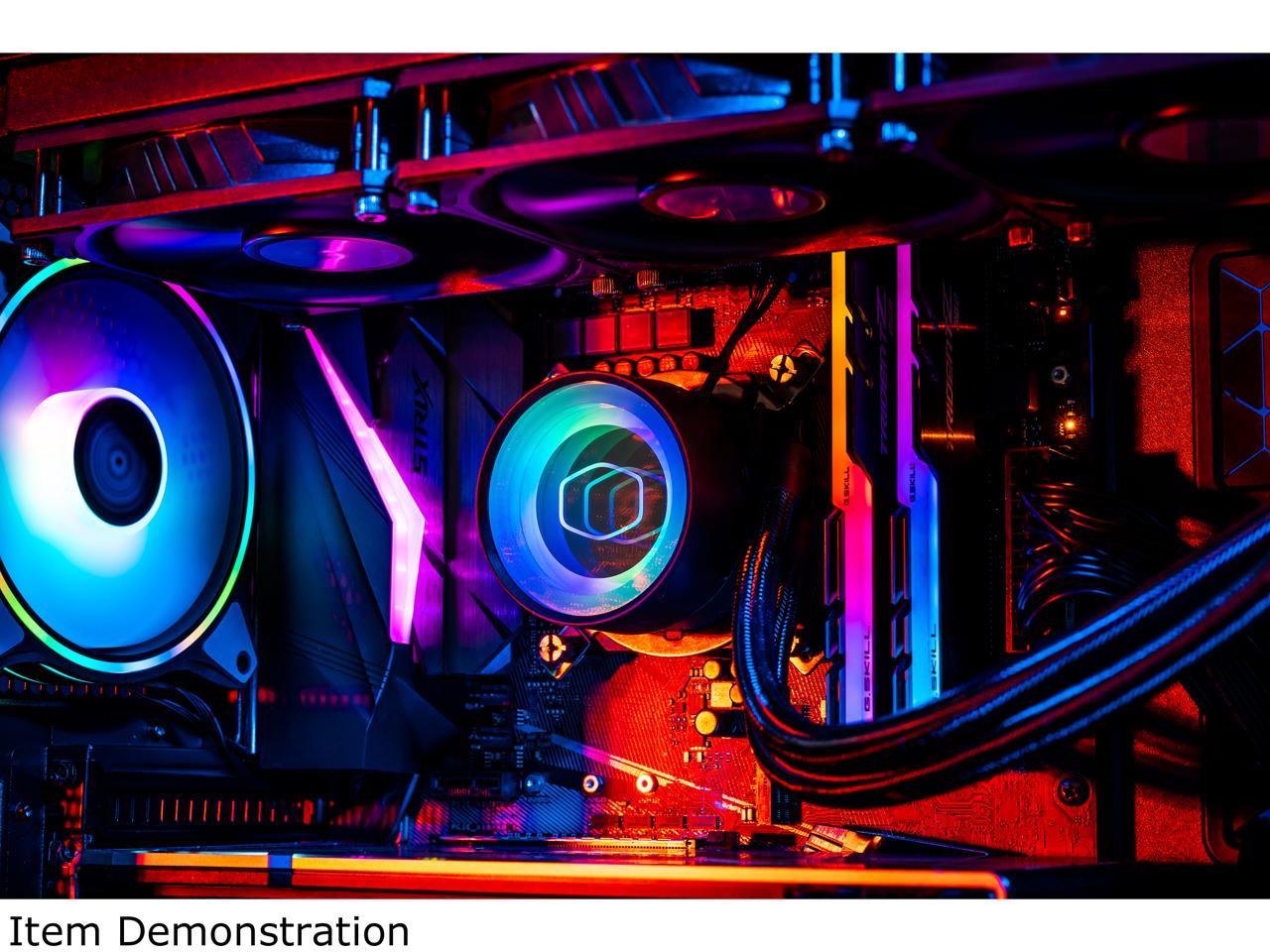 Masterliquid Ml360 Mirror Argb Close-Loop Aio Cpu Liquid Cooler, Mirror Argb Pump, 360 Radiator,