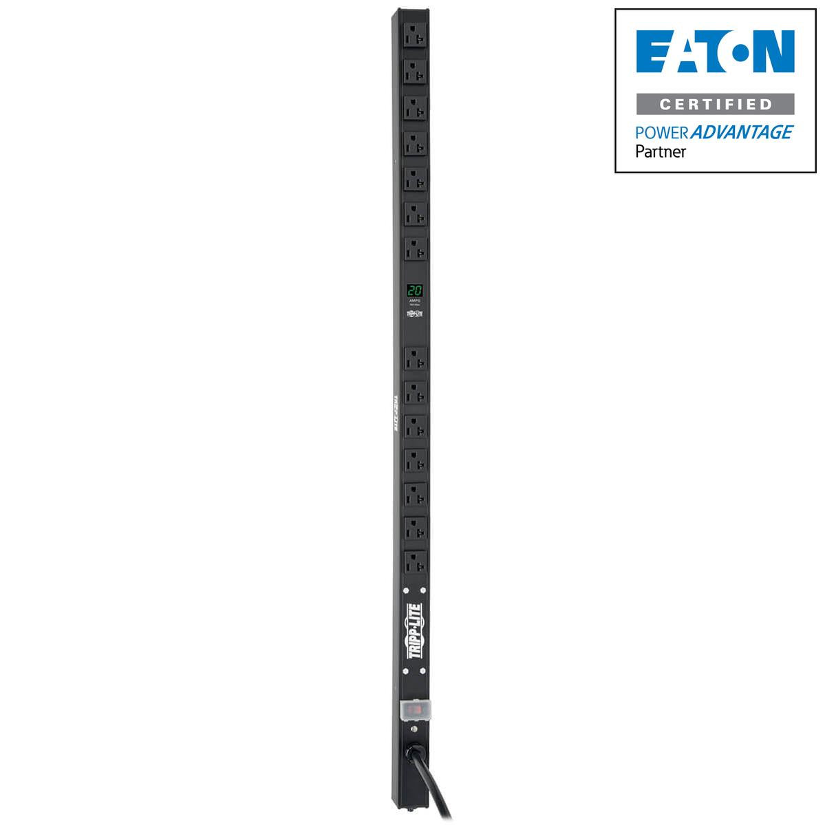 Metered Power Distribution Unit - 2kW Single-Phase Vertical PDU | Tripp Lite Eaton PDUMV20-36