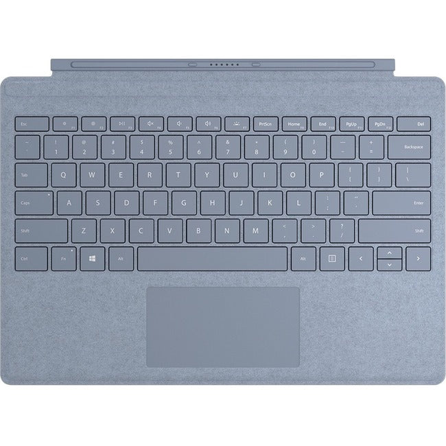 Microsoft- IMSourcing Signature Type Cover Keyboard/Cover Case Microsoft Surface Pro, Surface Pro 3, Surface Pro 4, Surface Pro 6, Surface Pro 7, Surface Pro (5th Gen) Tablet - Ice Blue FFP-00121